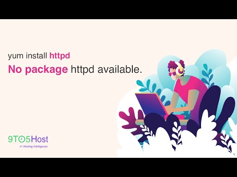 yum install httpd no package httpd available jobs